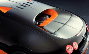 Veyron SuperSport engine roof